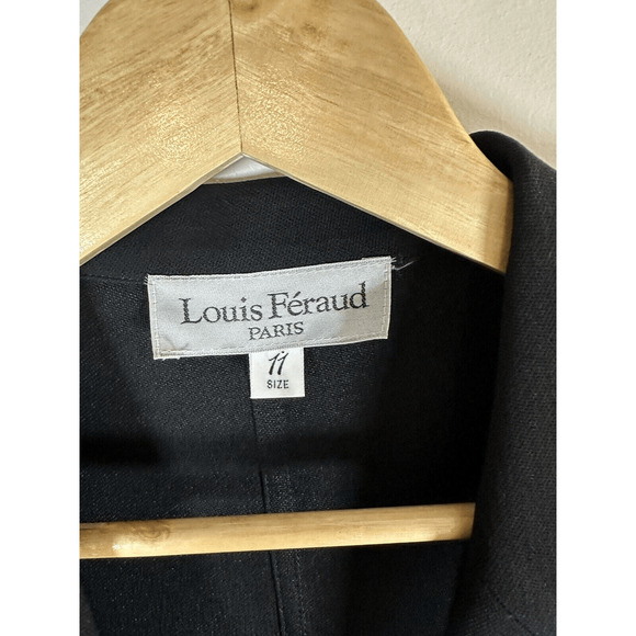 VINTAGE 90's Louis Feraud Crochet Elbow Sleeve Blazer size XS - Picture 5 of 12